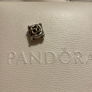 Pandora Wedding Ring Pillow Silver/Gold